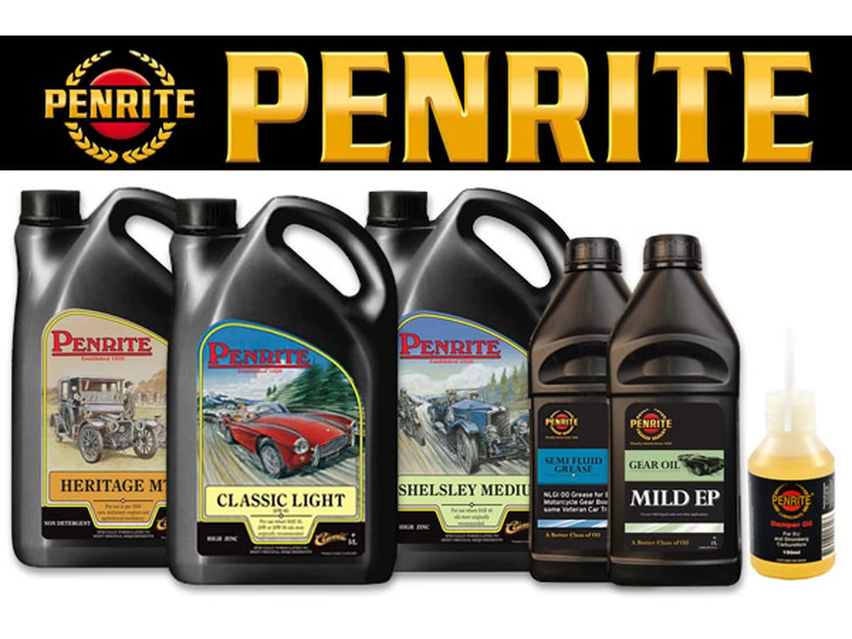 Penrite Classic range including Heritage, Classic Light and Shelsley Medium